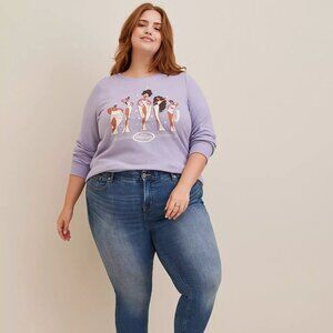 Disney Torrid Hercules The Muses Lavender Sweatshirt